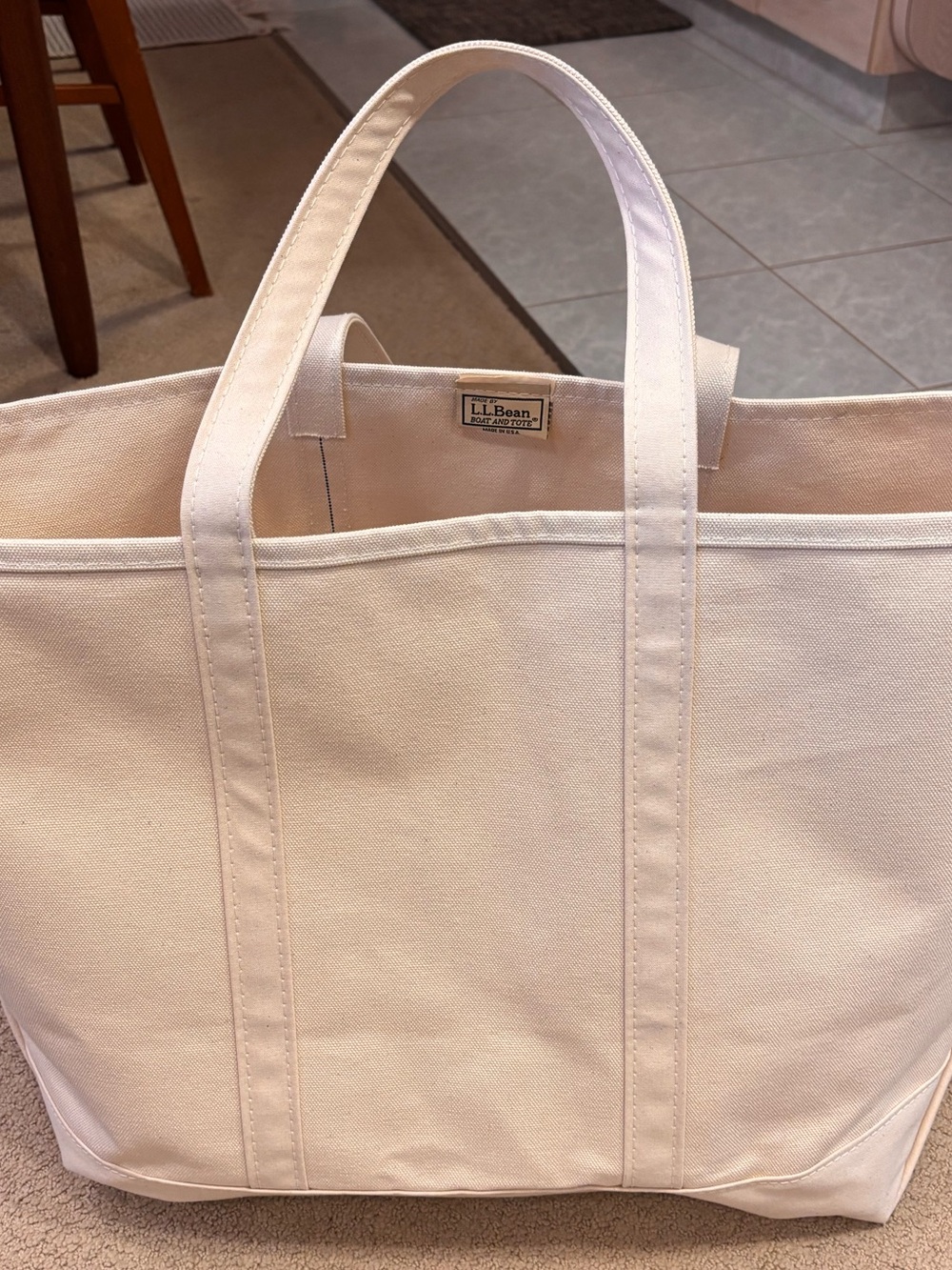 L.L. Bean Heavyweight Canvas Tote Bag XL size